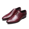 Vintage Business Brogue Oxford Leather Shoes for Men