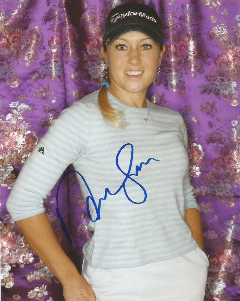 LPGA Natalie Gulbis Autographed Signed 8x10 Photo Poster painting COA MM