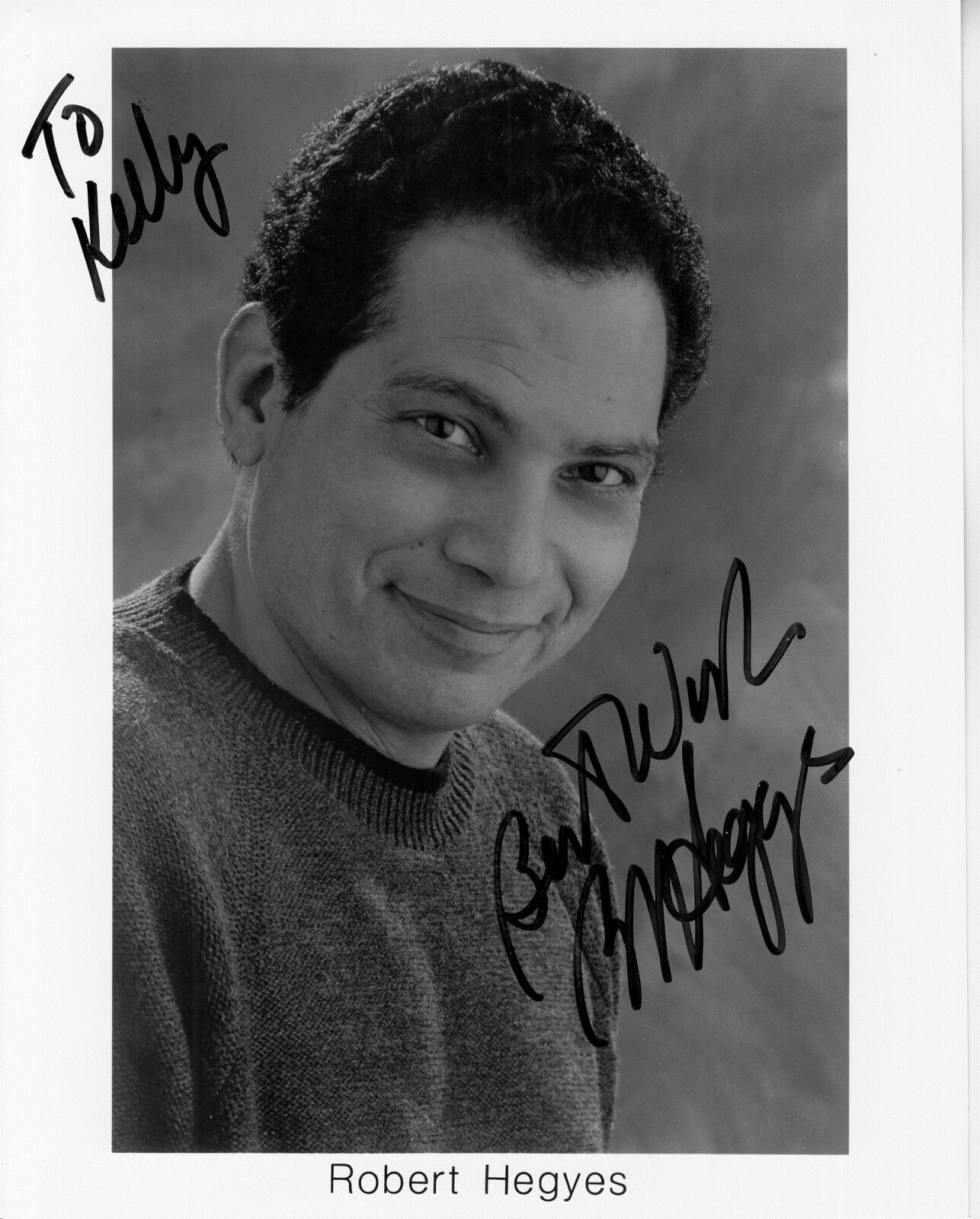 ROBERT HEGYES hand-signed 8x10 PORTRAIT CLOSEUP uacc rd coa WELCOME BACK KOTTER