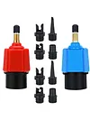Paddle Board Valve Adapter Inflatable Pump Converter with 4 Nozzles
