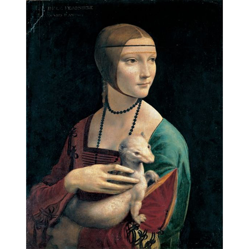 

45*55CM - Round Drill Diamond Painting - Sitting Women, 501 Original