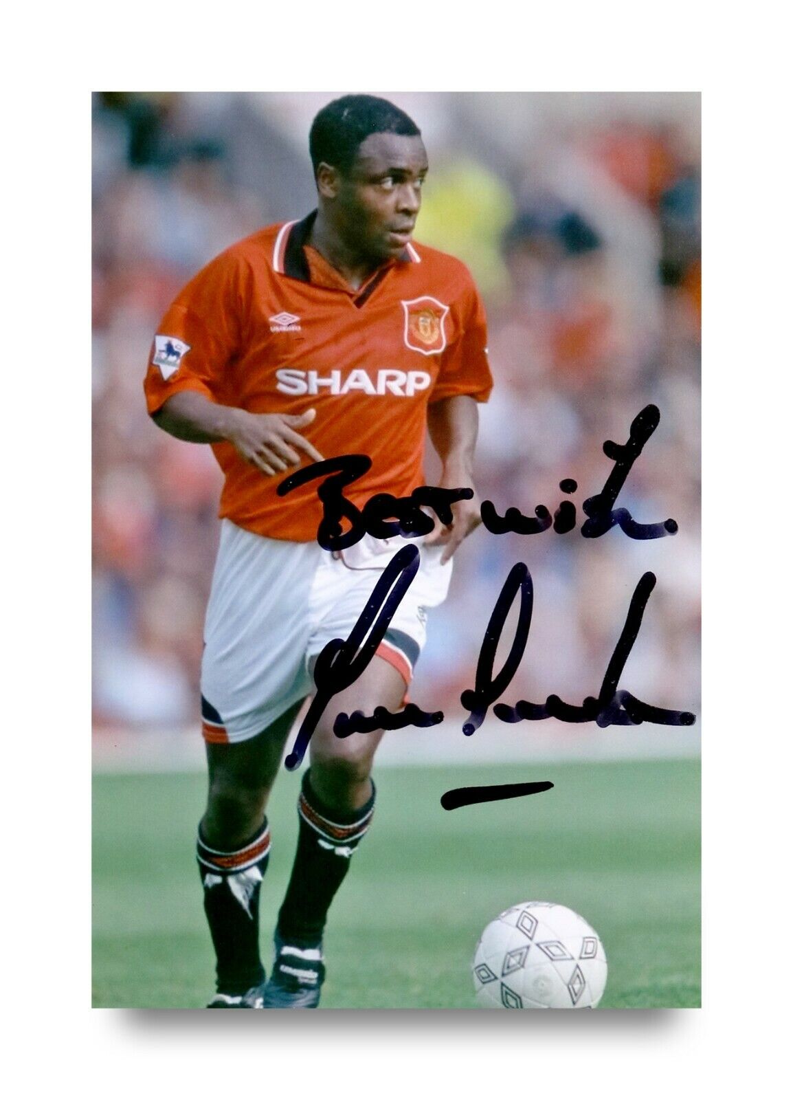 Paul Parker Signed 6x4 Photo Poster painting Manchester United England Autograph Memorabilia COA