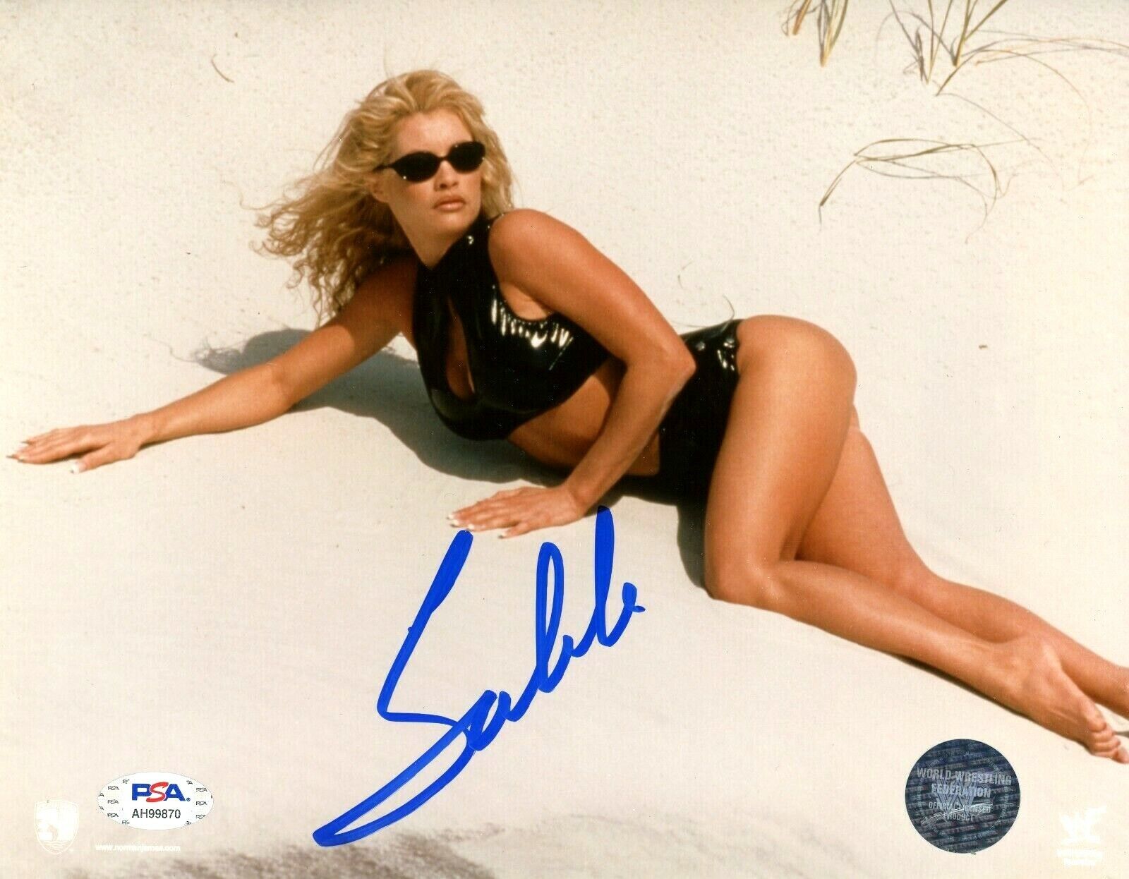 WWE SABLE HAND SIGNED AUTOGRAPHED 8X10 WRESTLING Photo Poster painting WITH PSA DNA COA 1 RARE