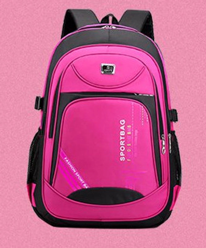 Waterproof Solid Color School Daily School Backpack