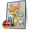 Lapin Disney-peinture diamant rond-40*50cm