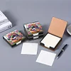 Leather Animals Diamond Painting Notecard Box Flowers Gem Art Sticky Note Holder
