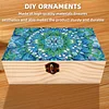 5D DIY Diamond Painting Handmade Wood Storage Box Crystal Storage Case (Mandala)