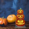 DIY Diamond Painting Wooden Desk Tabletop Ornament Kit (Halloween Pumpkin)