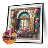 Diamond Painting -DIY Full Square Drill Spring Balcony(45*45CM)