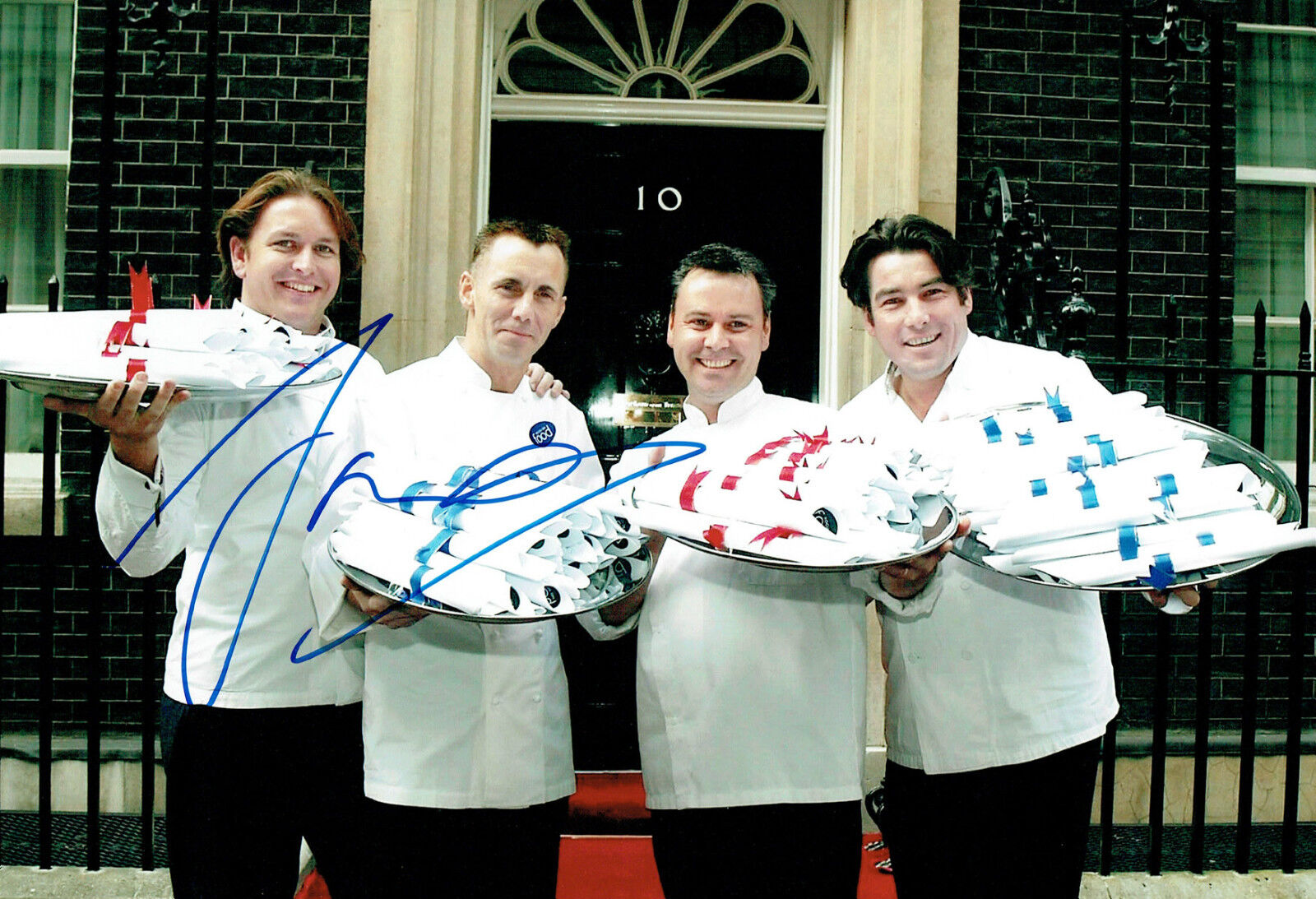 James MARTIN TV Chef SIGNED Autograph 12x8 Photo Poster painting 10 Downing Street AFTAL COA