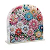 Acrylic Napkin Holder Diamond Painting Kit for Home Table Decor (Flower Cluster)