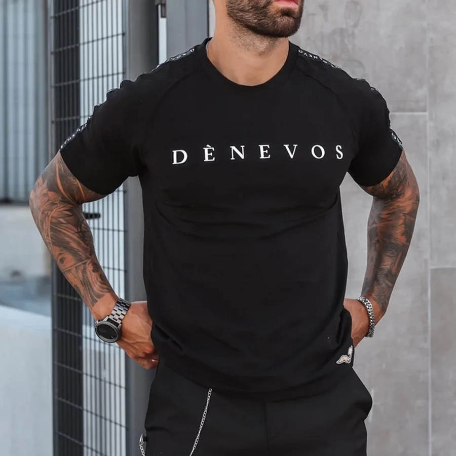 Casual Letters Print Short Sleeve T-shirt