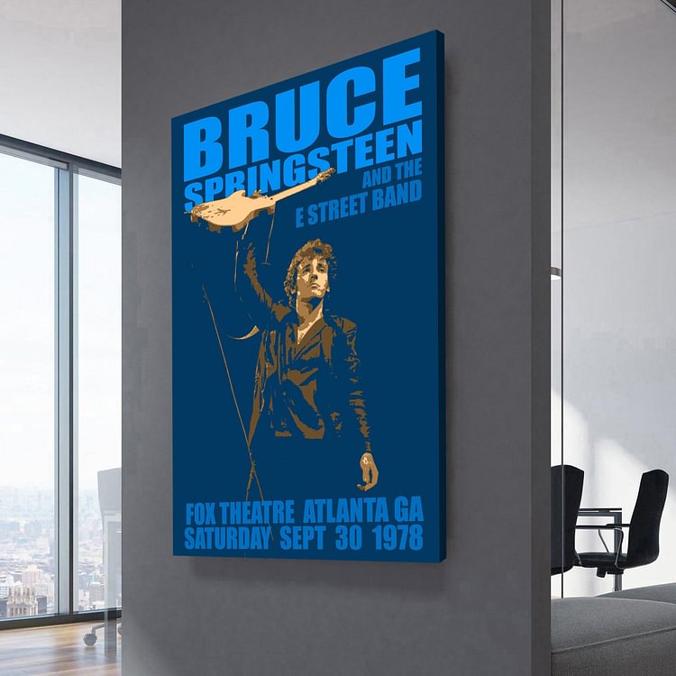 Bruce Springsteen 1978 Darkness Tour Canvas Wall Art