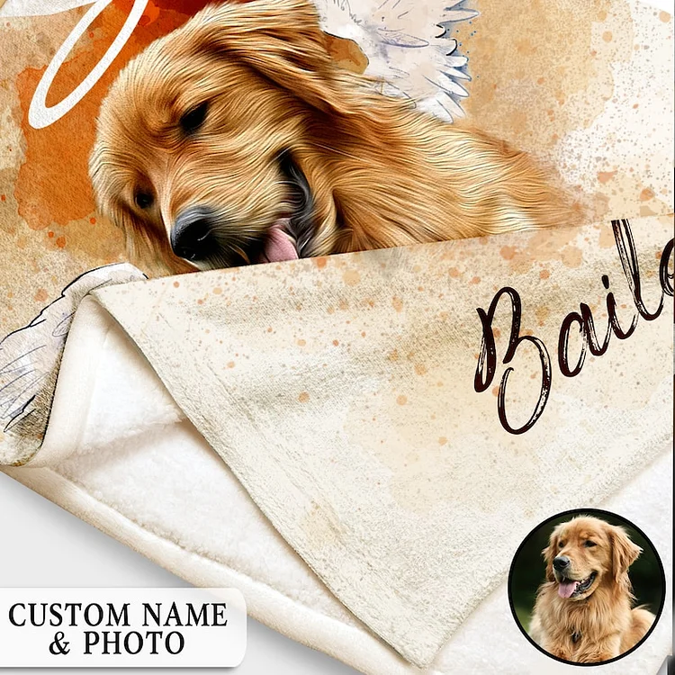 Pet Memorial Blanket, Custom Dog Loss Gift, Custom Pet Blanket, Pet Loss Gift, Photo Keepsake Dog Gift, Custom Photo Blanket, Dog order Sympathy