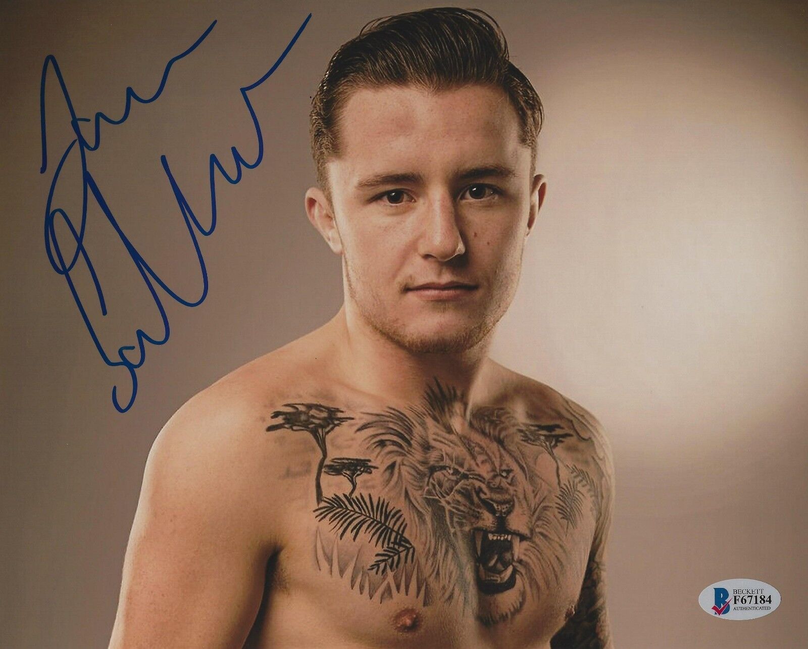 James Gallagher Signed 8x10 Photo Poster painting BAS Beckett COA Bellator MMA Picture Autograph