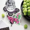 6Pcs/set Diamond Painting Butterfly Coaster Cup Cushion Home Decor