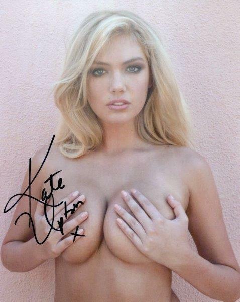 REPRINT - KATE UPTON Hot Autographed Signed 8 x 10 Photo Poster painting Poster RP