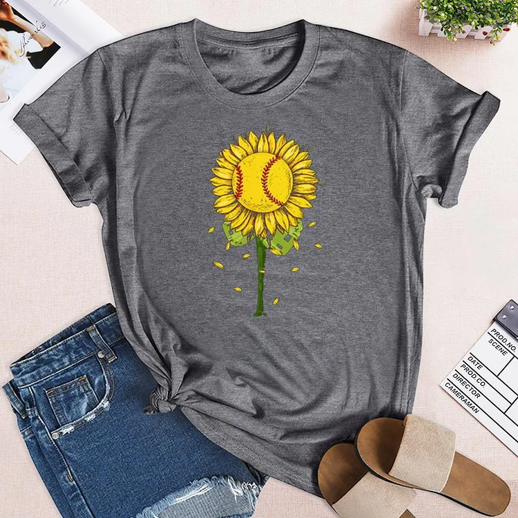 sunflower baseball shirt