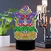 DIY Diamond Painting 7 Color Night Light Lamp Home Decoration Ornament Gift Kit(Butterfly)