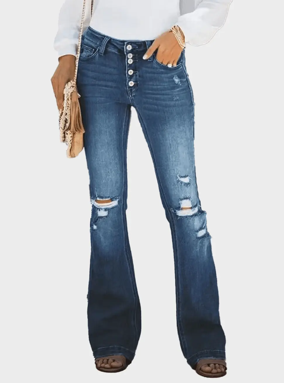  thdmladies Women's Flare Jeans thedmladies