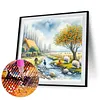 Country Stream-Full Round Diamond Painting 40*40CM
