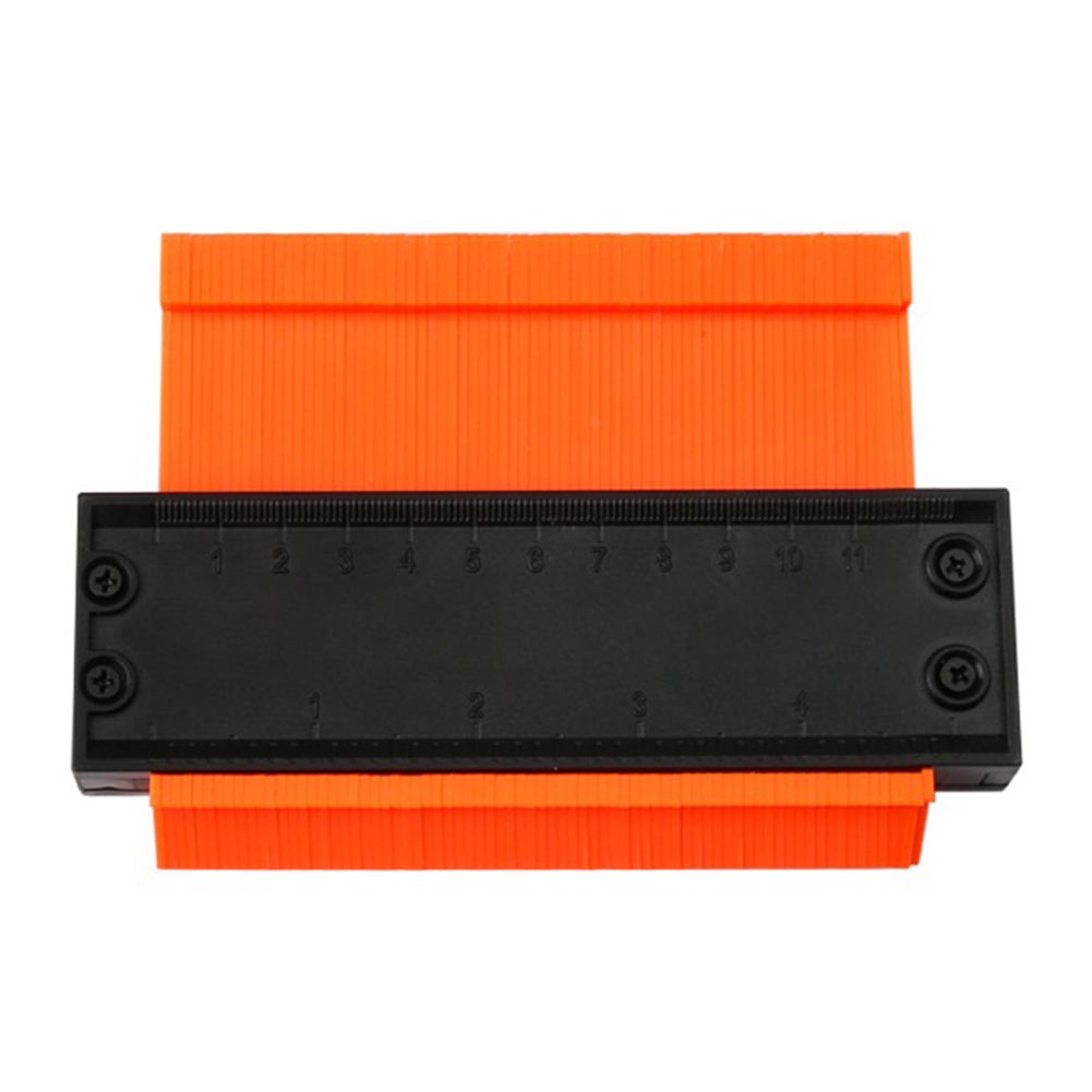 

ABS Contour Profile Gauge Tiling Laminate Edge Shaping Wood Measure Ruler, Orange, 501 Original