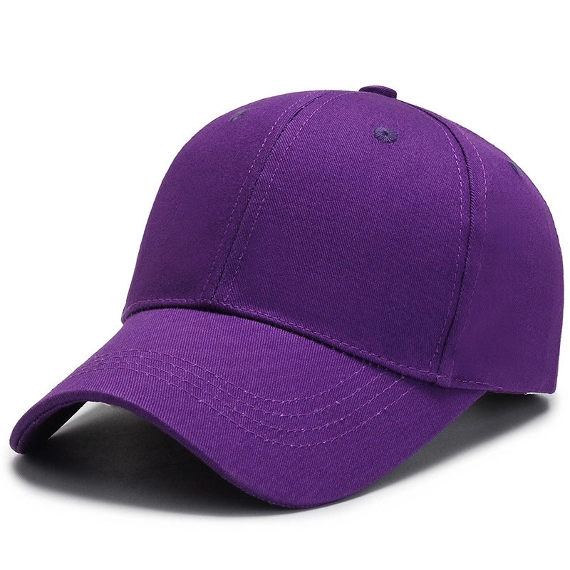 Advertising Hat Travel Agency Baseball Cap Volunteer Cap Pure Cotton Glossy Cap Men’s And Women’s Printed Logo Military Training Cap Peaked Cap