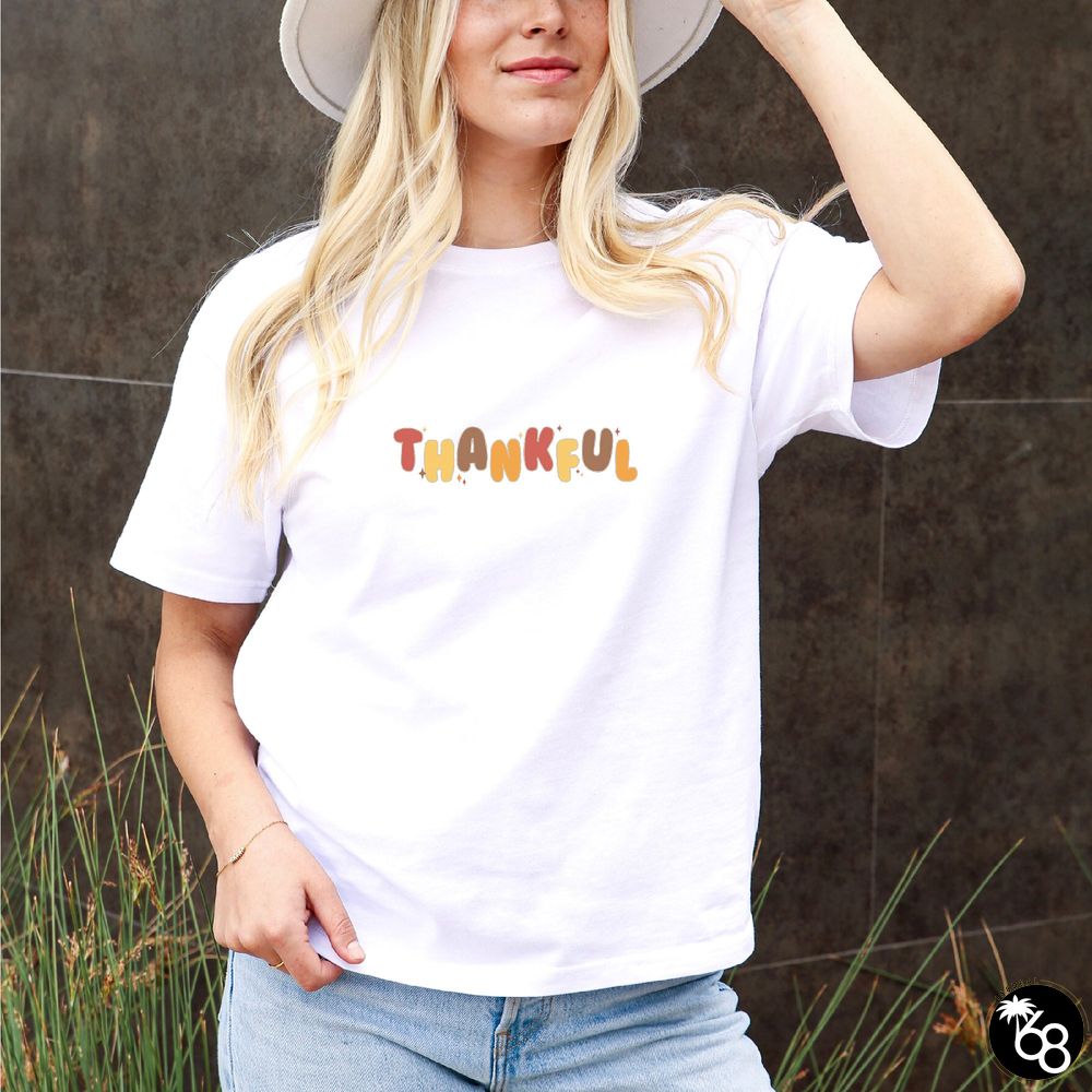 "Thankful Sparkle" Tee: Gratitude Illuminated | 168DEAL