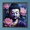 Buddha Statue - runder Bohrer Diamantmalerei - 40*40cm