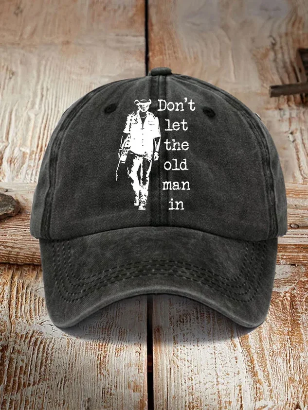 Don't Let The Old Man In Sun Hat Denim Hat socialshop
