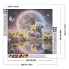 Diamond Painting -DIY Round Drill Moonlight Bear