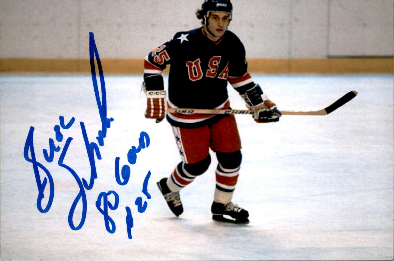 Buzz Schneider SIGNED autographed 4x6 Photo Poster painting 1980 TEAM USA MIRACLE ON ICE