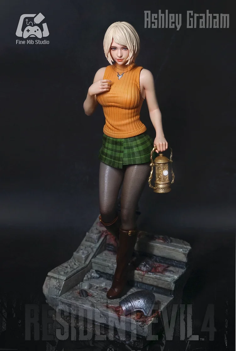 PRE-ORDER Fine Nib Studio Resident Evil 4 Ashley Graham 1/4 Statue(GK) (Adult 18+)