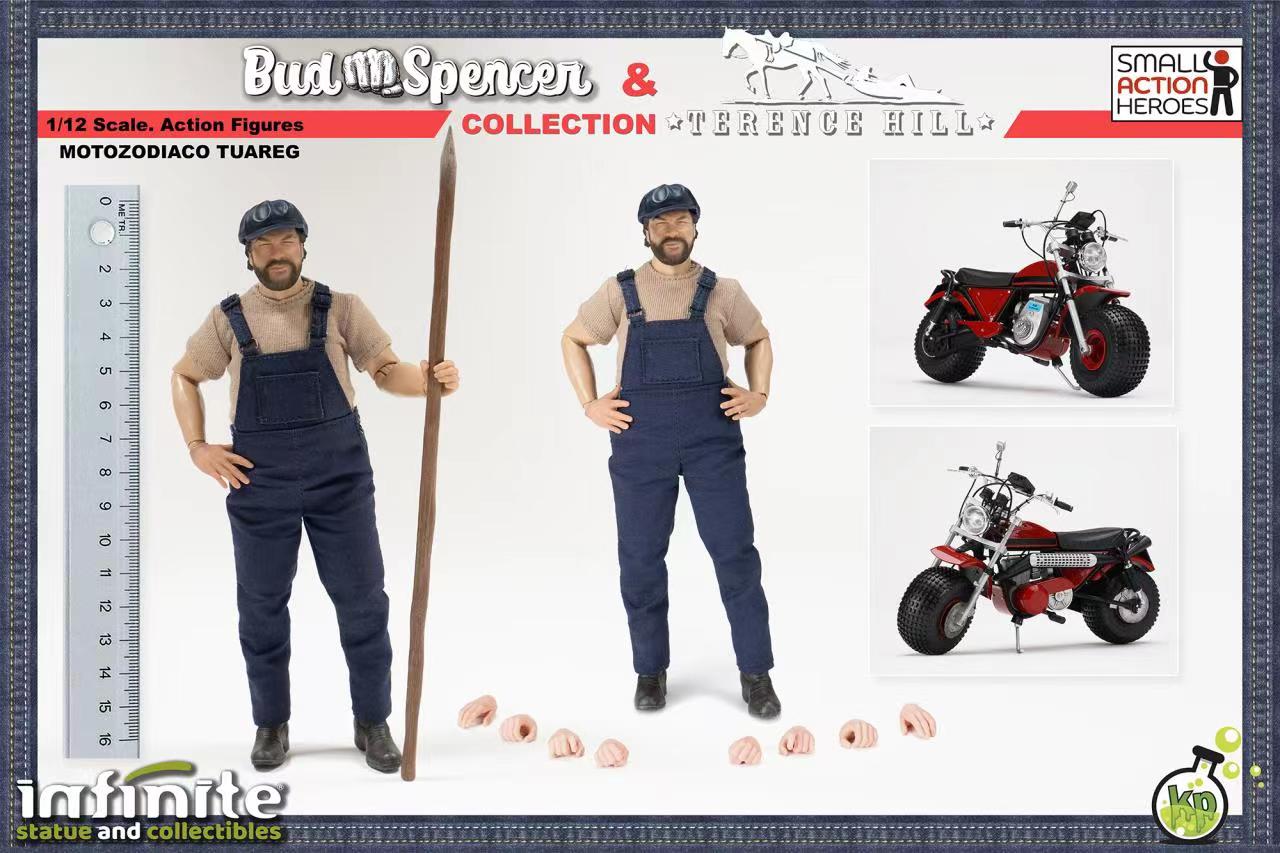 Pre-order Infinite Statue X Kaustic Plastik-<Watch out, we are mad >1974 1:12 scale Bud Spencer & Terence Hill Figures Motorcycle/Dune Buggy-crazyfigure