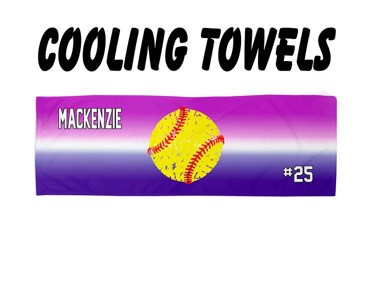 Personalized Softball Cooling TowellT03
