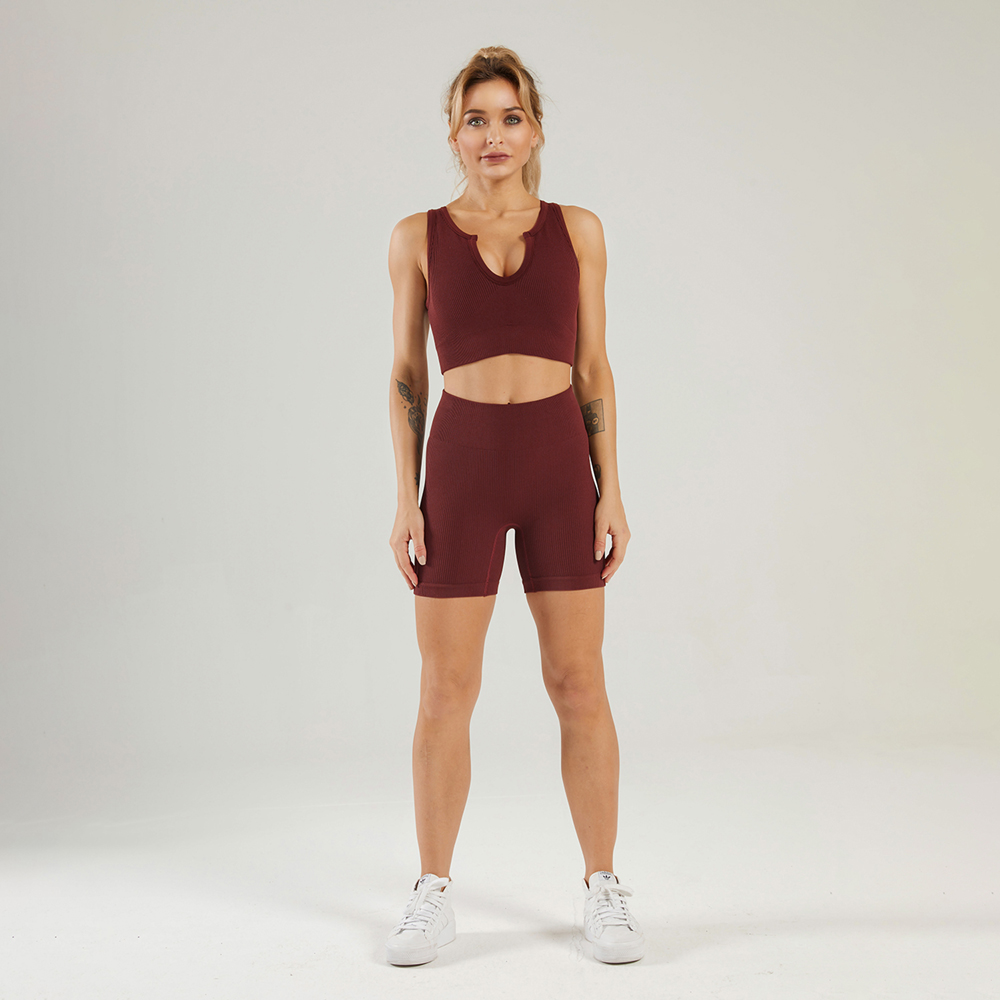 Hergymclothing sports leggings and bra set