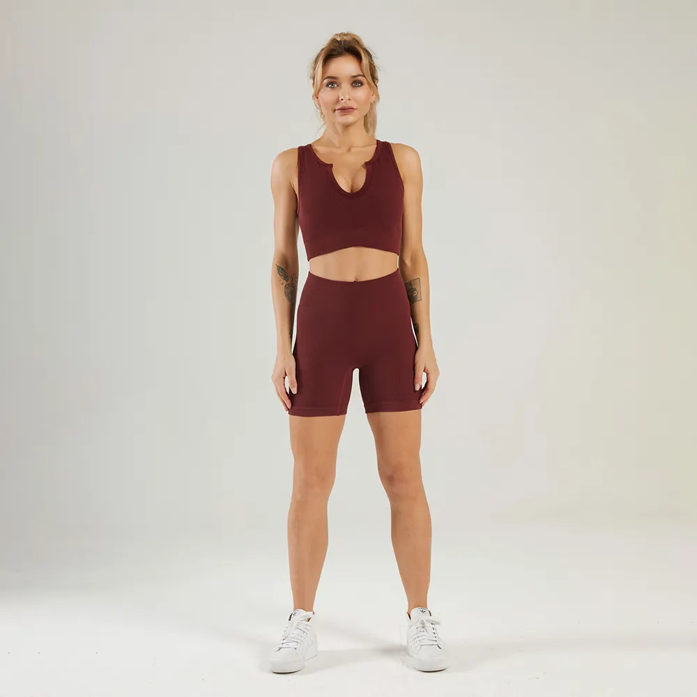 Hergymclothing sports leggings and bra set