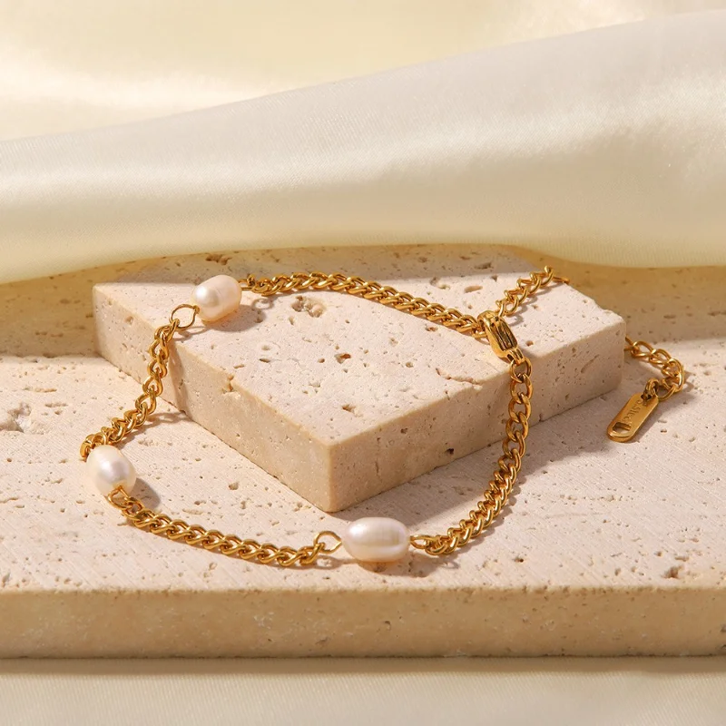 Pearl Chain Bracelet