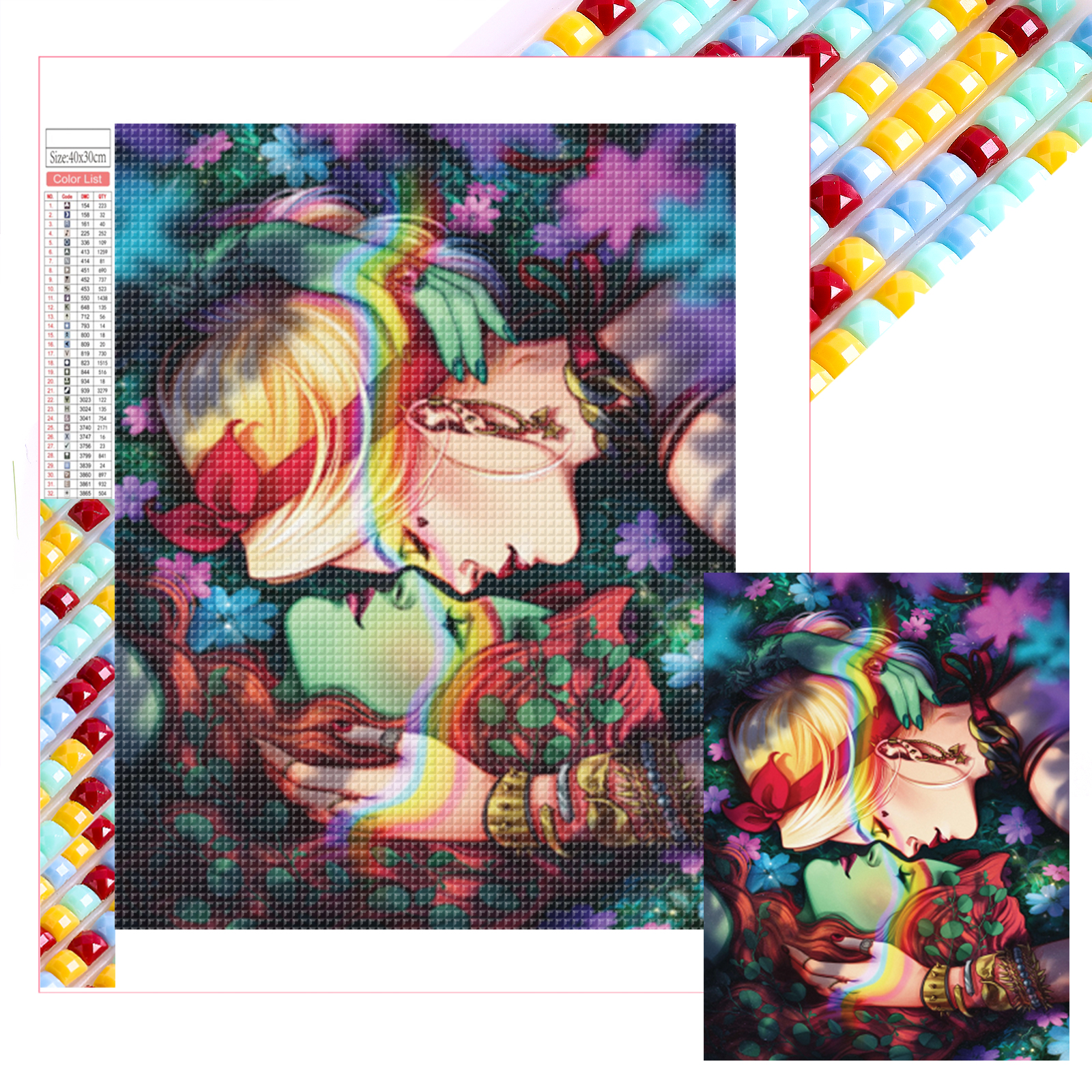 Girl - Full Square Drill Diamond Painting - 30*40CM(Picture)