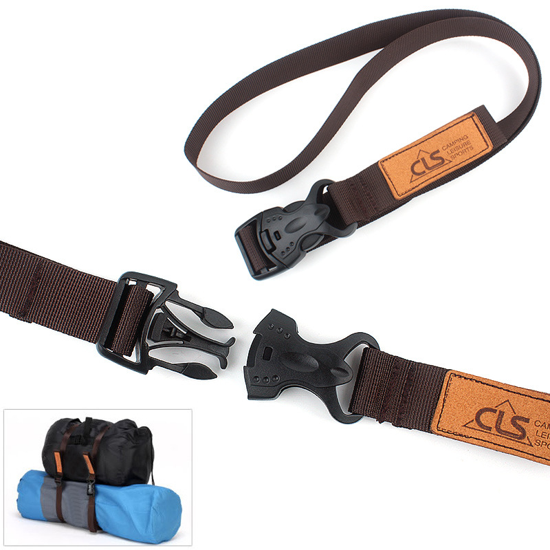 Premium Outdoor Luggage Strap With Dual Safety Buckle - Travel Security Belt