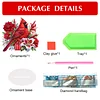 (US Only)2D Flat Print Flower Cardinal DIY Double-Sided Desktop Diamond Art Kits