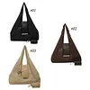 PU Leather Foldable Keychain Tote Bag Expandable Mini Storage Organizer Bag