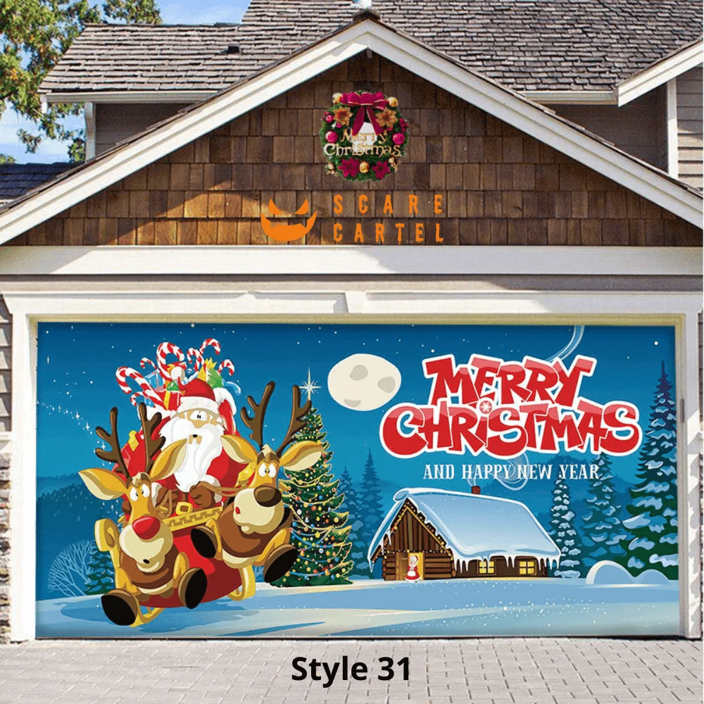 Christmas Garage Door Decoration