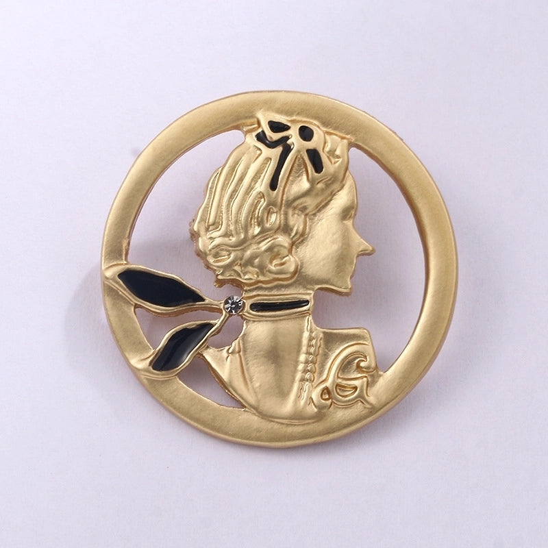 Luxurious Pin Geometric Alloy Inlay Artificial Pearls Rhinestones Women’S Brooches