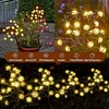 Outdoor Waterproof Cherry Blossom Multicolor Solar Garden Lights