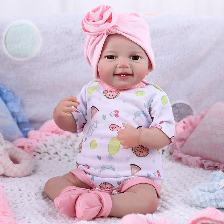 Babeside Leen 20'' Cutest Realistic Reborn Baby Girl Fruit Pattern
