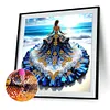 Magnifique jupe fille - peinture diamant de forme sp&eacute;ciale - 30 * 30cm