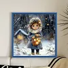 Girl-14CT/18CT Stamped Cross Stitch 50*50cm/19.69*19.69in