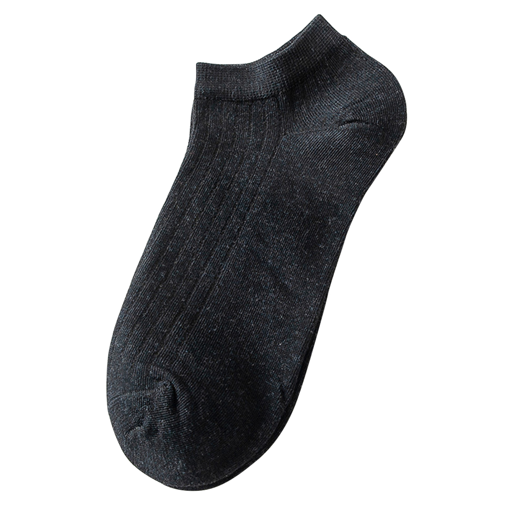 

Solid Color Cotton Short Socks Men Boat Socks for Spring Autumn (Black), 501 Original