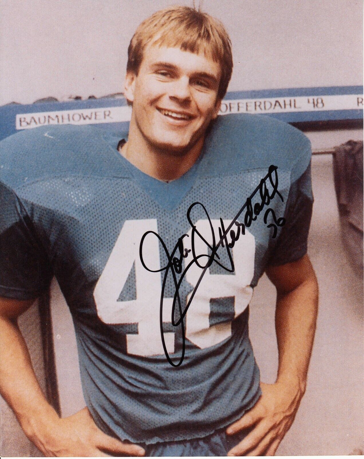 John Offerdahl #8 8x10 Signed Photo Poster painting W/COA Miami Dolphins 031719